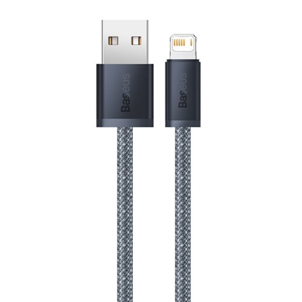 Baseus iPhone USB - Lightning-kabel 2m, 2,4A grå (CALD000516)