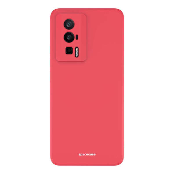 Spacecase Silikonecase För Poco F5 Pro Red