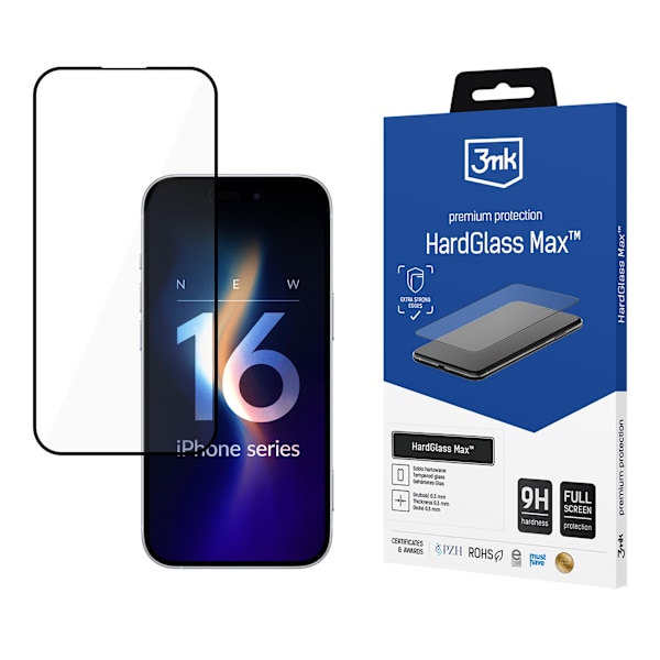APPLE IPHONE 16 PRO MAX - 3MK HARDGLASS MAX SORT