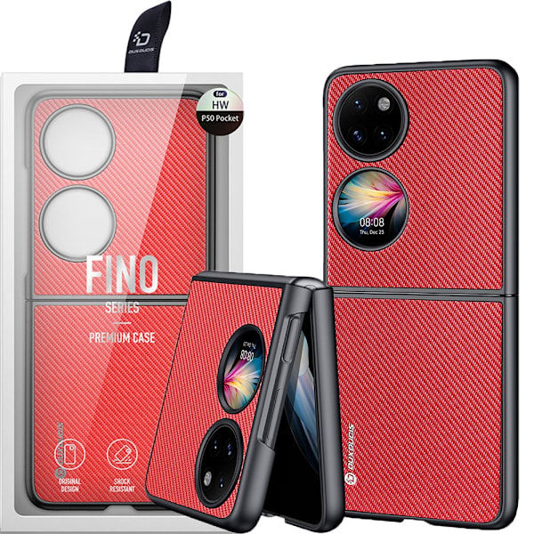 DUX DUCIS CASE CASE COVER CASE TIL HUAWEI P50 POCKET RED