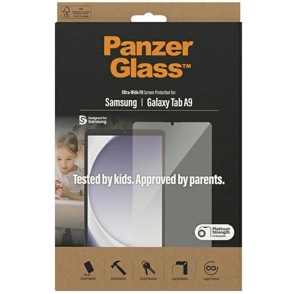 PANZERGLASS ULTRA-WIDE FIT HÆRDET GLAS TIL SAMSUNG GALAXY TAB A9