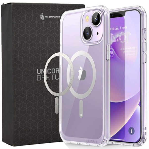 SUPCASE UB MAG ETUI MED MAGSAFE TIL IPHONE 14 PLUS - GENNEMSIGTIG