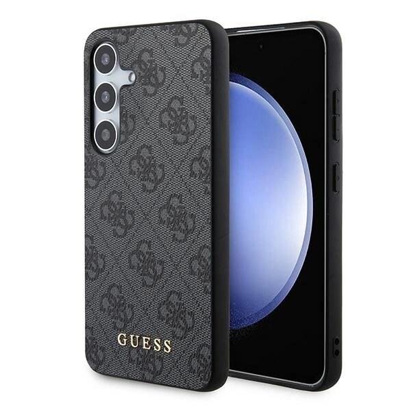 Guess 4G Metal Gold Logo Deksel til Samsung Galaxy S24 - Svart