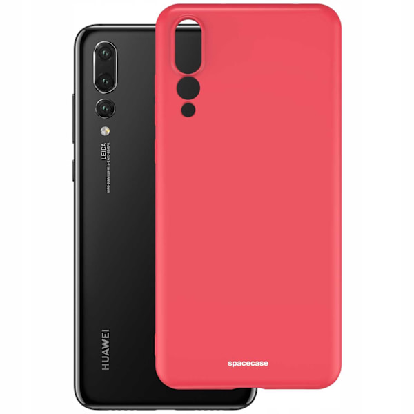 Spacecase Silikonfodral För Huawei P20 Pro Rött Skydd