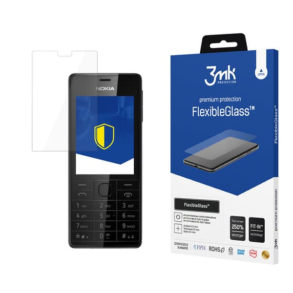NOKIA 515 DUAL SIM - 3MK FLEXIBLEGLASS