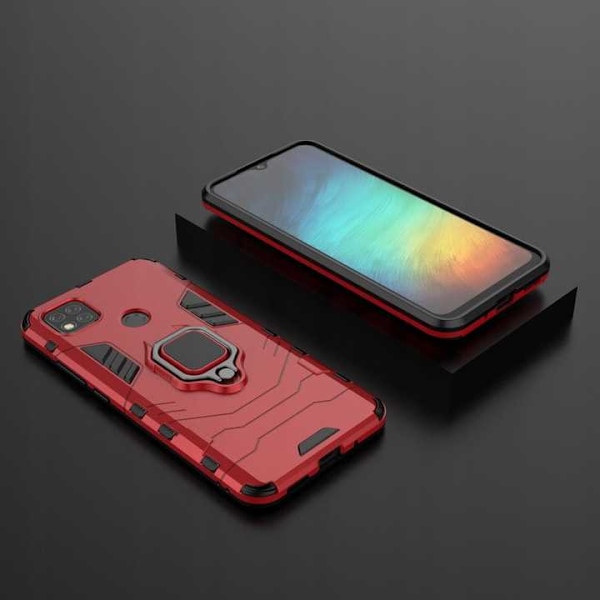 Spacecase Case X-Ring Cover För Xiaomi Redmi 9C 10A Red