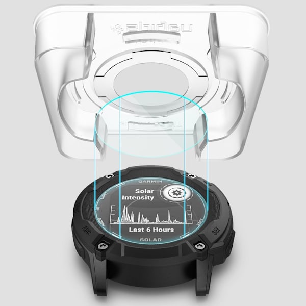 HÆRDET GLAS SPIGEN GLAS.TR "EZ FIT" 2-PACK GARMIN INSTINCT 2X SOLAR CLEAR