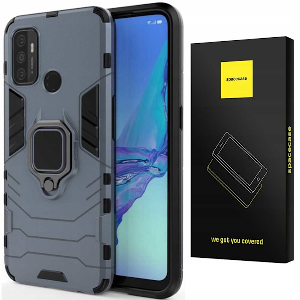 Spacecase Case Cover För Oppo A53 X-Ring Phone Blue