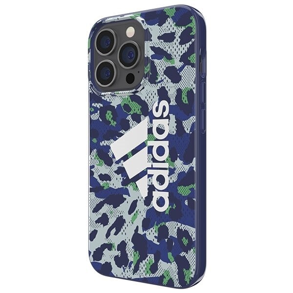 Adidas OR Snap Deksel Leopard for iPhone 13/13 Pro - blå 47260