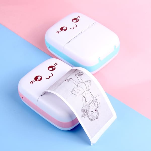 HURC9 Mini Cat termisk skriver - rosa