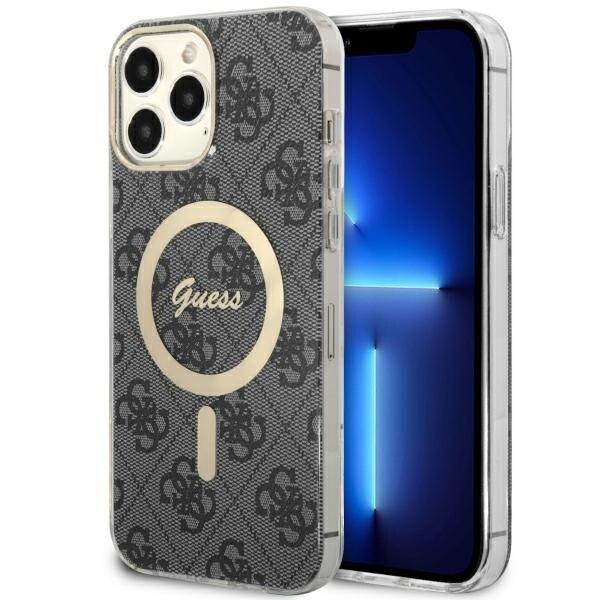 Guess GUHMP13XH4STK-deksel til iPhone 13 Pro Max 6.7 - svart 4G MagSafe