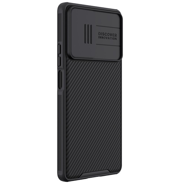 Xiaomi Redmi Note 12 Turbo / Xiaomi Poco F5 Armor-deksel med Nillkin CamShield Pro-deksel - svart