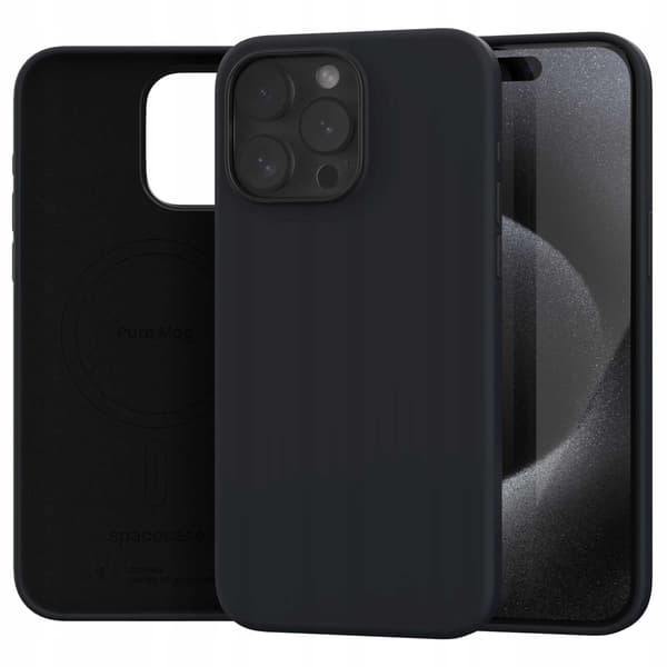 Spacecase Case Cover Till Iphone 15 Pro Max Sc Pure Mag Black