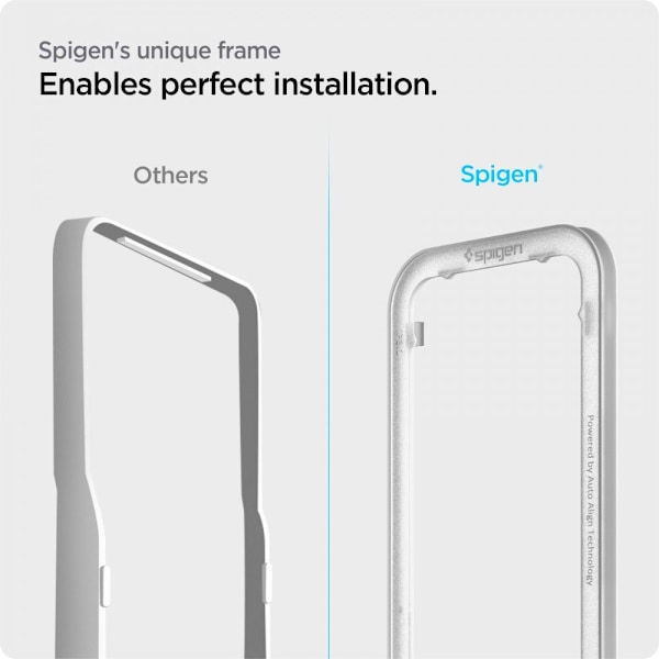 HÆRDET GLAS SPIGEN ALM GLASS FC IPHONE 13 / 13 PRO / 14 SORT