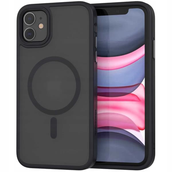 Spacecase Hybrid Case För Iphone 11 Magnetic Black