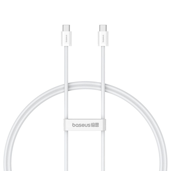Baseus Superior Series ll USB-C - USB-C 30W 480Mb/s kabel 1m - hvit