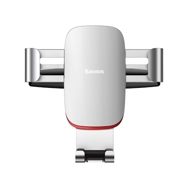 Baseus Metal Age Gravity Car Mount metall bil gravity mount for CD-spor sølv (SUYL-J0S)