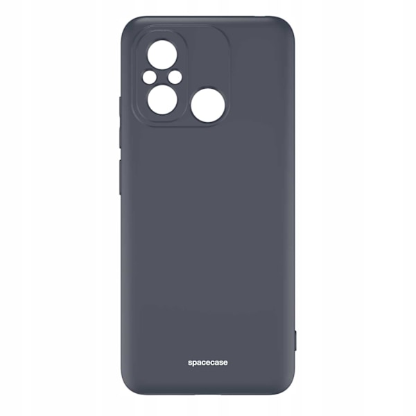 Spacecase Silikonfodral För Xiaomi Redmi 12C Telefon Svart