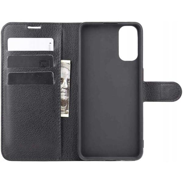 Litchi Case Cover Till Xiaomi Mi 10T 10T Pro Black