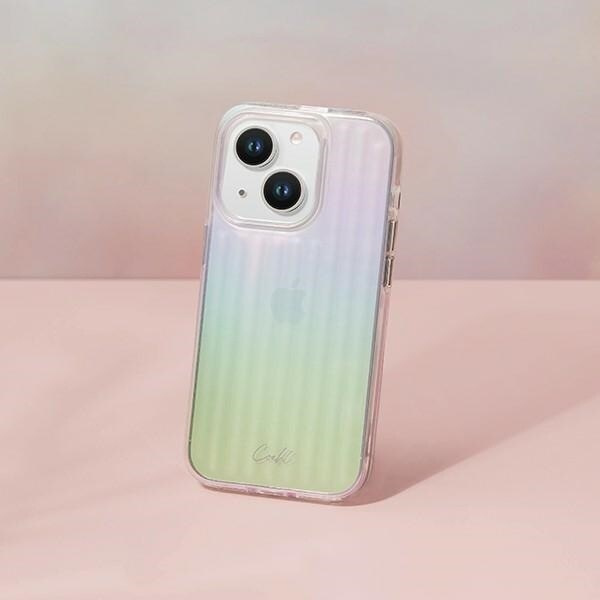 UNIQ Coehl Linear iPhone 14 6.1 deksel opal/iriserende