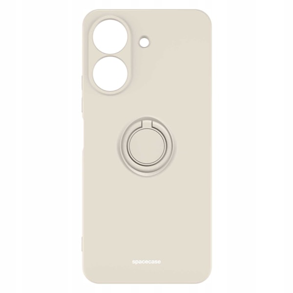 Spacecase Silikon Case Ring För Xiaomi Redmi 13C 4G Poco C65 Bone