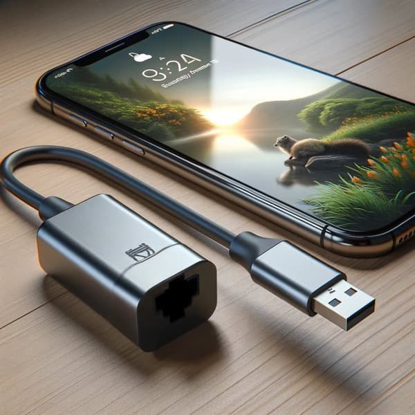 USB-C ETHERNET ADAPTER LAN HUB USB GIGABIT RJ45