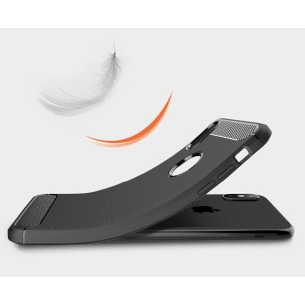Spacecase Carbon Case För Iphone X Xs Svart Fodral Skydd