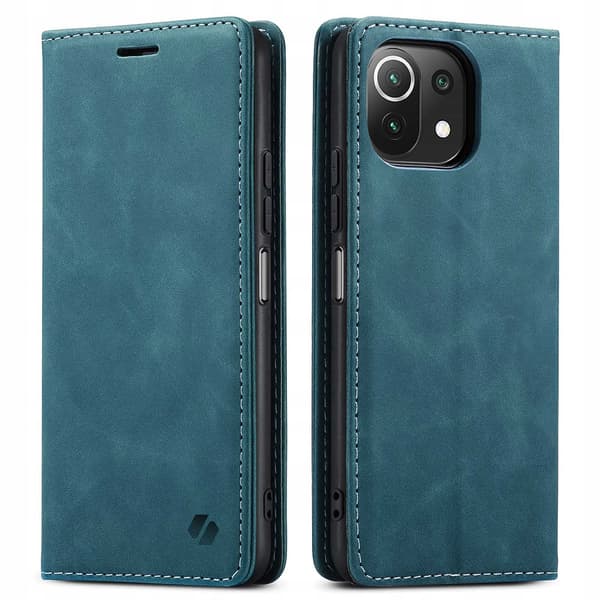 Spacecase Plånboksfodral Till Xiaomi Mi 11 Lite 5G Ne Blue