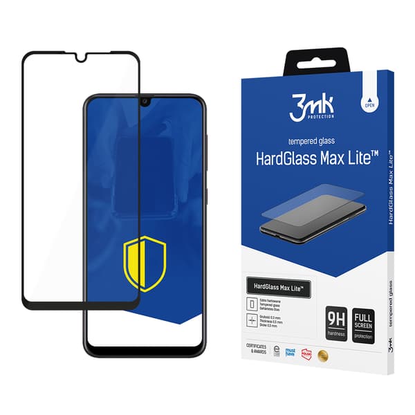 SAMSUNG GALAXY A30S SORT - 3MK HARDGLASS MAX LITE