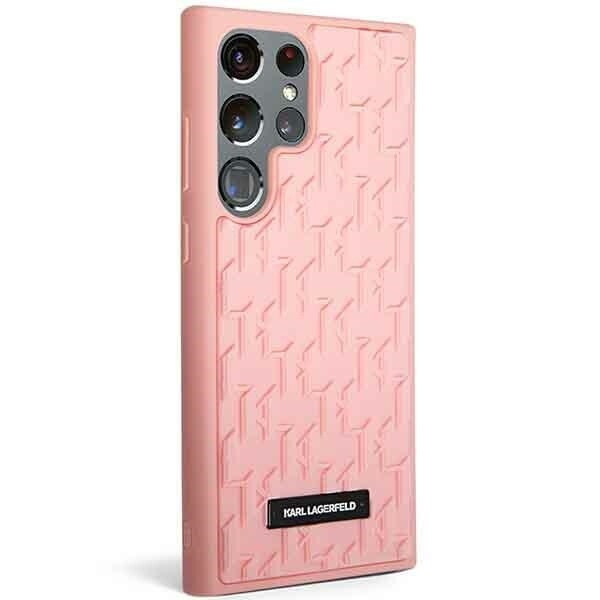 Karl Lagerfeld KLHCS23LRUPKLPP S23 Ultra S918 Hard Case - Rosa 3D Monogram