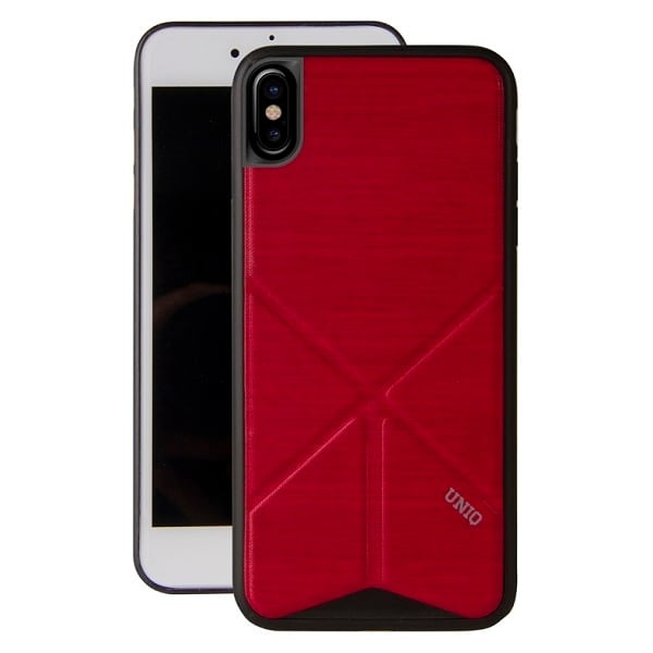 UNIQ fodral Transforma Ligne iPhone X/Xs röd/eldröd
