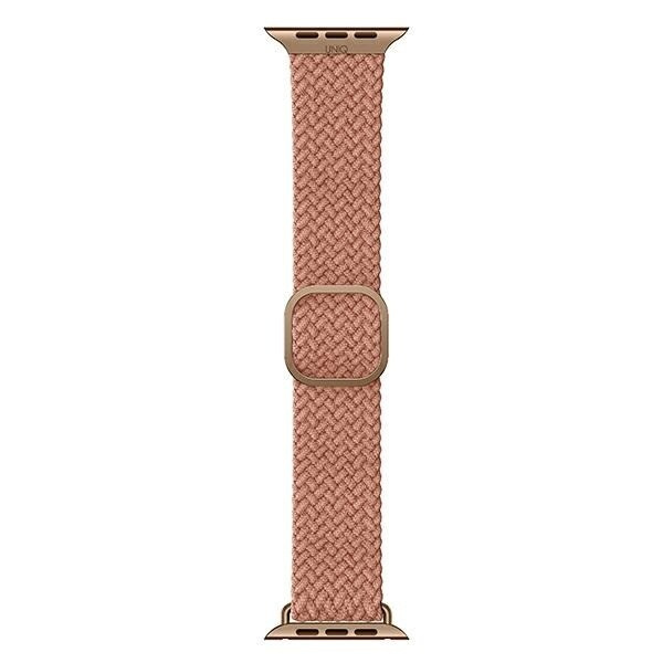 UNIQ Aspen Apple Watch Band 44/42/45 mm Series 4/5/6/7/8/SE/SE2 Flettet Rosa/Grapefrukt Rosa