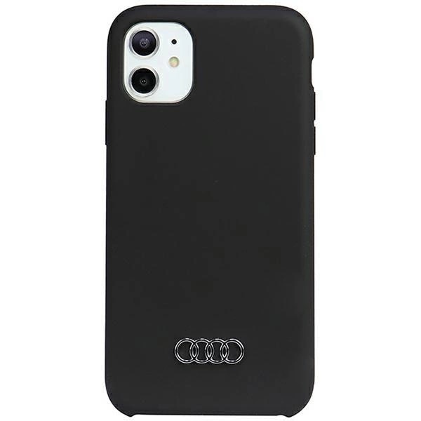 AUDI SILIKONE COVER TIL IPHONE 11 / XR - SORT