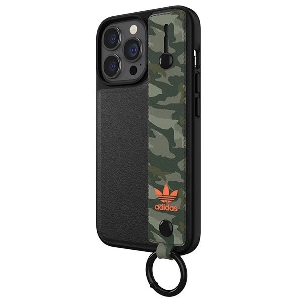 ADIDAS OR HAND STRAP COVER TIL IPHONE 13 PRO / IPHONE 13 - SORT OG GRØN