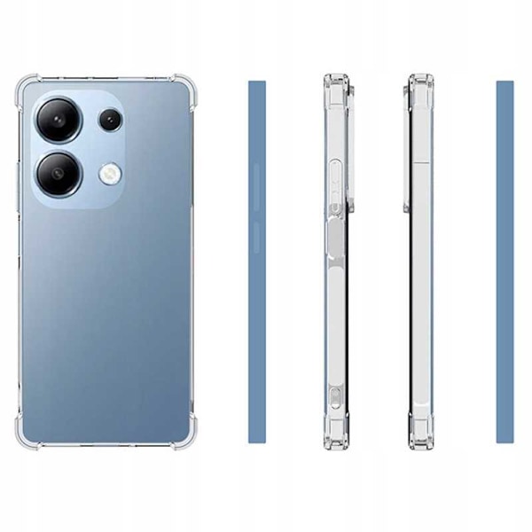 Spacecase Väska Antichock Skydd För Poco M6 Pro 4G Svart