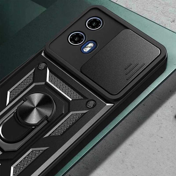 Spacecase Case Cover För Motorola G04 G24 G24 Power Black