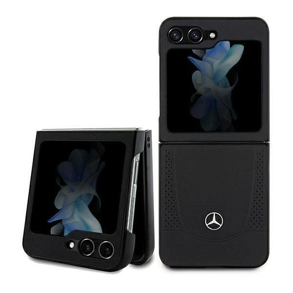 MERCEDES LÆDER URBAN TASKE TIL SAMSUNG GALAXY Z FLIP 5 - SORT