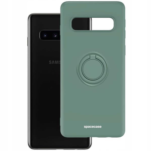 Spacecase Silikonring För Samsung Galaxy S10 Green
