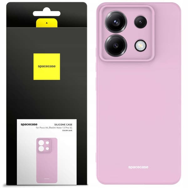 Spacecase Silikonfodral För Poco X6 Rm Note 13 Pro 5G Lilac