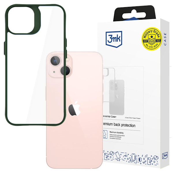 APPLE IPHONE 14 - 3MK SATIN ARMOR CASE+ GREEN
