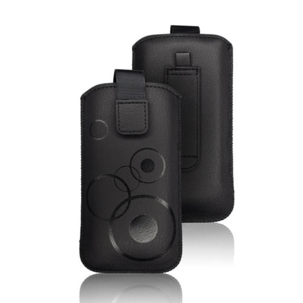 Deko fodral iPhone 15/15 Pro svart/svart /14 /14 Pro /13 /13 Pro / SAMSUNG S24