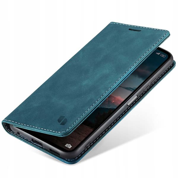 Spacecase Plånboksfodral Till Xiaomi Redmi Note 12 4G Blåt Skydd