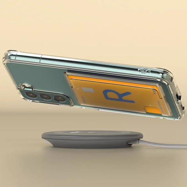 Ringke Fusion Card-deksel til Samsung Galaxy S22+ (S22 Plus) kortlommebok? dokumenter gjennomsiktige (FCD593R52)