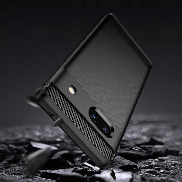 Spacecase Cover Carbon Cover För Google Pixel 7A Svart