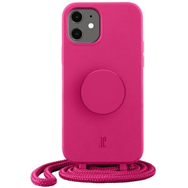 JE PopGrip iPhone 11/Xr 6,1" fodral rosa/orkidéblomma 30045 (Just Elegance)