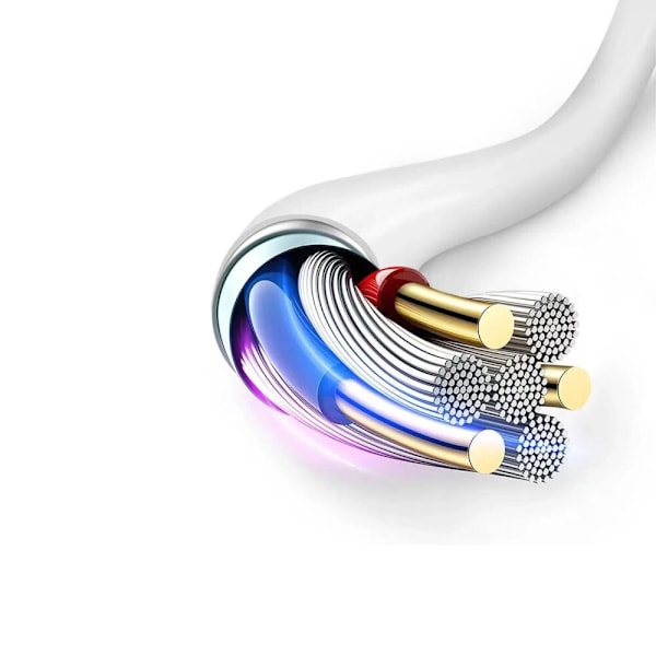Dudao A20EU USB-A 18W vegglader - hvit + USB-A - mikro USB-kabel