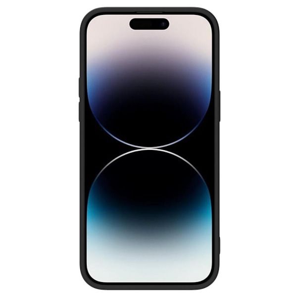 Nillkin CamShield Silikonetui til iPhone 14 Pro Max deksel med kamerabeskyttelse svart