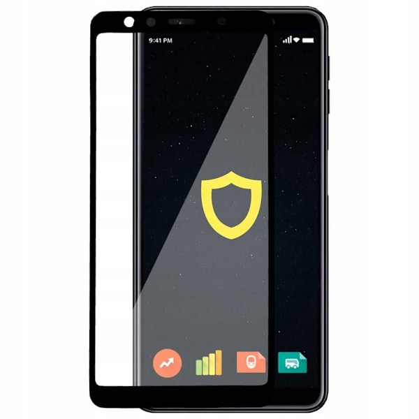 Spacecase 5D Härdat Glas För Samsung Galaxy A7 2018 Fullständig Skydd