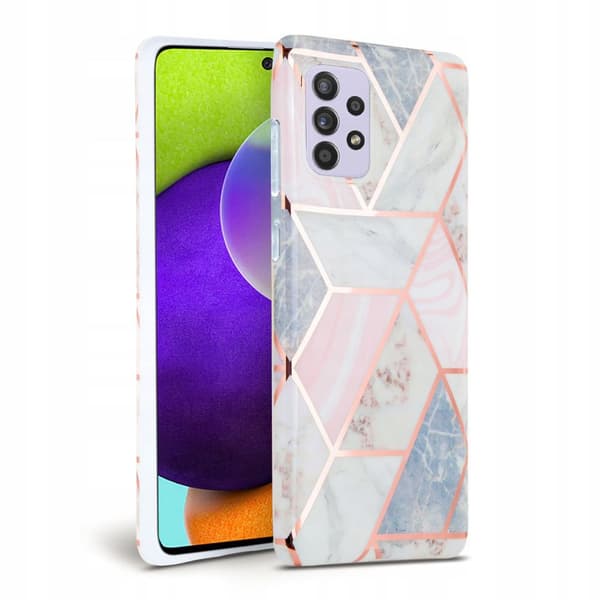 TECH-PROTECT MARBLE GALAXY A52 / A52S ROSA