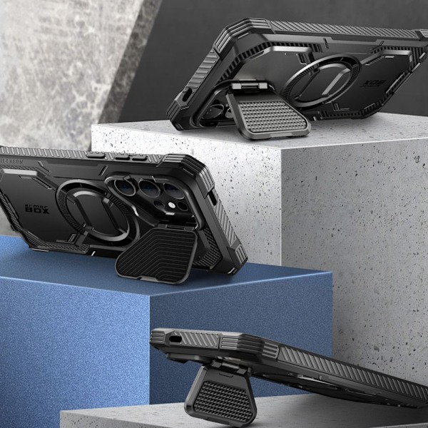 IBLSN ARMORBOX MAG SUPCASE MED MAGSAFE TIL SAMSUNG GALAXY S24 ULTRA - SORT